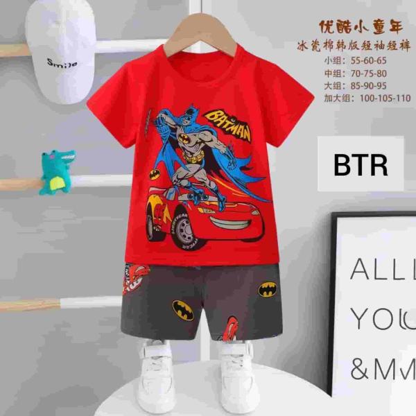 Summer Friendly Half Sleeve Batman Red -BTR