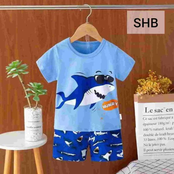 Summer Friendly Half Sleeve Shark Blue -SHB