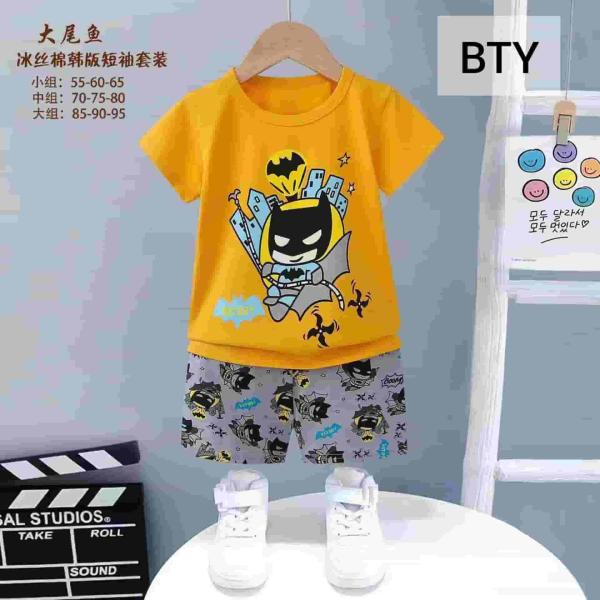 Summer Friendly Half Sleeve Batman Yellow -BTY