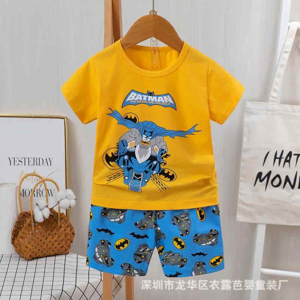Summer Friendly Half Sleeve Genji Batman Yellow