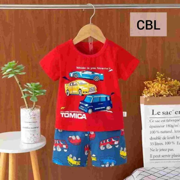 Summer Friendly Half Sleeve Car Blue -CBL