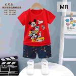 Summer Friendly Half Sleeve Mickey Red -MR