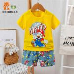 Summer Friendly Half Sleeve Yellow Mario Genji