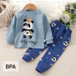Pure Cotton Full Sleeve Winter China Full Sleeve Blue Panda -BPA