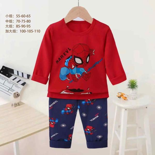 Pure Cotton Full Sleeve Red Spiderman Genji