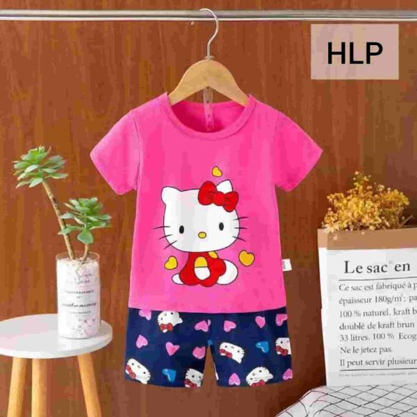 Summer Friendly Half Sleeve Hello Kitty-HLP