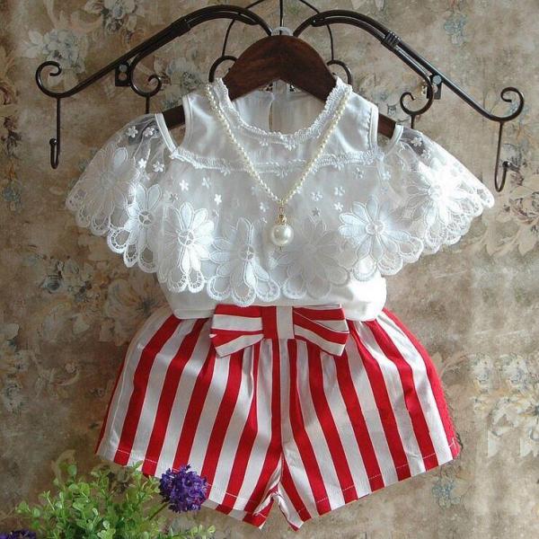 Girl Dress White Pant -WP