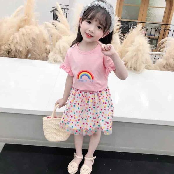 Baby Girl Princess Dress Rainbow Skirt