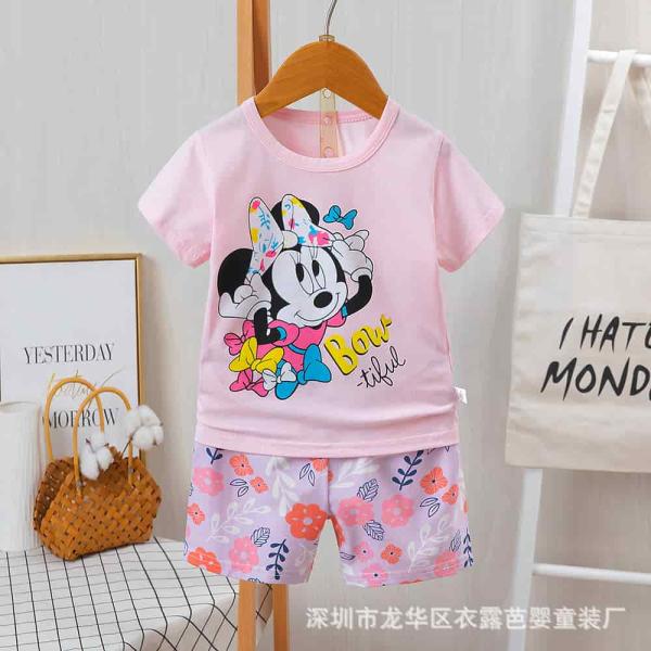 Summer Friendly Half Sleeve Pink Minni Genji