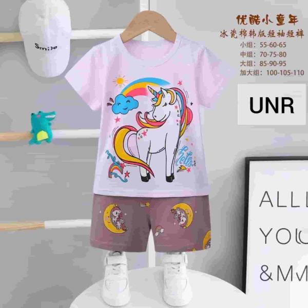 Summer Friendly Half Sleeve Unicorn -UNR