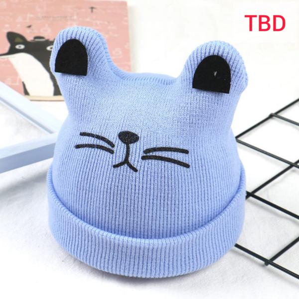 Baby Winter Bear Face Blue Hats  -TBD