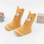 Baby Winter Cotton Long Socks -Orange