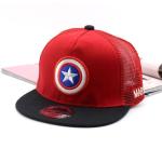 Marvel Disney Captain America Red Flat Baby Hat Hip Hop