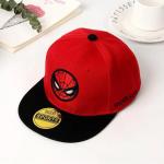 Marvel Disney Anime Spiderman Red Flat Baby Hat Hip Hop