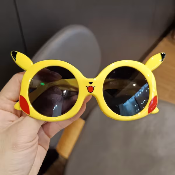 Pokemon Sunglasses Cartoon Pikachu Action Figures Glasses Children Boys for Kids Gifts